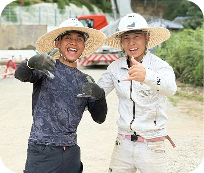 現場スタッフ2名